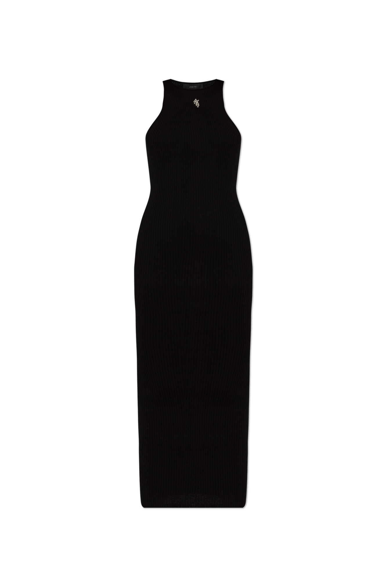 Armani outlet Collezion Bodycon Dress Black Ribbed Texture Size 4